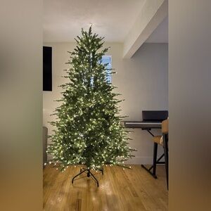 7.5 ft Grand Duchess Twinkling Balsam Fir LED Christmas Tree Home Decorators